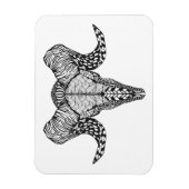 Magnet Flexible Crâne mouton inspiré (Vertical)