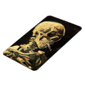 Magnet Flexible Crâne Van Gogh avec aimant à la cigarette brûlante (Côté Gauche)
