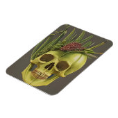 Magnet Flexible Crâne victorien, aloès et raisins (Côté Gauche)
