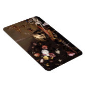 Magnet Flexible Crâne vintage et aimant Rose (Côté Droit)