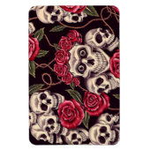Magnet Flexible Crânes et Roses (Vertical)
