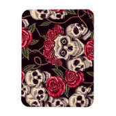 Magnet Flexible Crânes et Roses (Vertical)