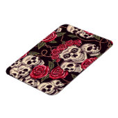 Magnet Flexible Crânes et Roses (Côté Gauche)