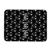 Magnet Flexible Crânes noirs tombés (Horizontal)