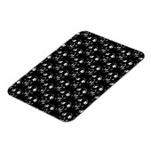 Magnet Flexible Crânes noirs tombés (Côté Gauche)