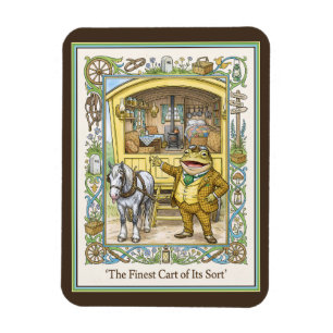 Magnet Flexible Crapaud faisant admirer l'intérieur de la Caravane