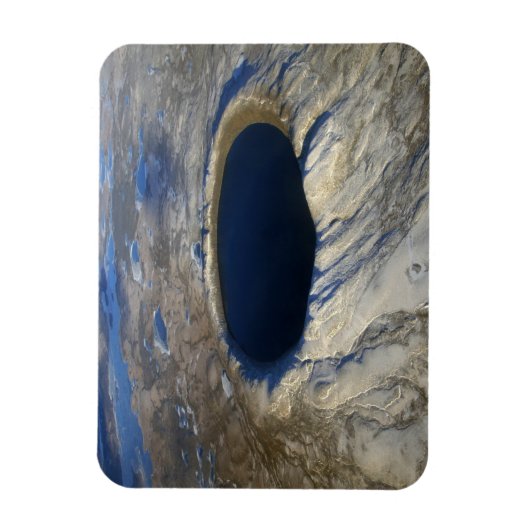 Magnet Flexible Cratère aérienne Pingualuit, Québec, Canada. (Vertical)