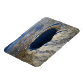 Magnet Flexible Cratère aérienne Pingualuit, Québec, Canada. (Côté Gauche)