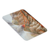 Magnet Flexible Cratère du Vésuve à partir d'un dessin original (Côté Droit)