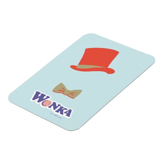 Magnet Flexible Cravate Wonka Top Hat & Bow (Côté Gauche)