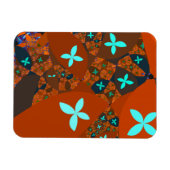 Magnet Flexible Crazy Quilt Conception Abstraite Fractale (Horizontal)