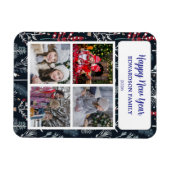 Magnet Flexible Create your own Happy New Year photo collage (Horizontal)