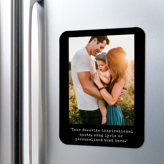 Magnet Flexible Create Your Own Personalized Photo and Quote