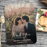 Magnet Flexible Create your own photo Thank you Wedding<br><div class="desc">Design your own photo Thank you Wedding card.
Elegant photo magnet to say Thank you to your wedding guests.
You can add your own photo,  add your own text and names.</div>