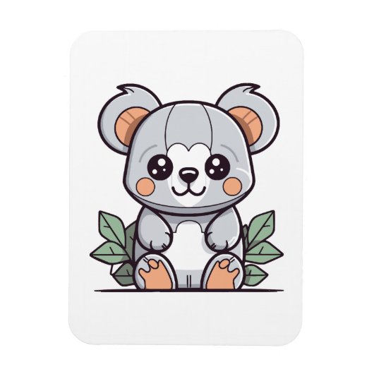 Magnet Flexible Création de Koala Vector Magique Kawaii (Vertical)