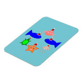 Magnet Flexible Créatures de la mer de Noël (Côté Gauche)
