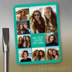 Magnet Flexible Créer un collage de photos personnalisé avec 8 pho