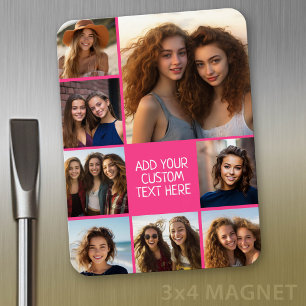 Magnet Flexible Créer un collage de photos personnalisé avec 8 pho