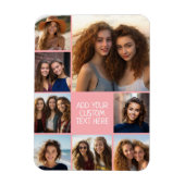 Magnet Flexible Créer un Collage Photo Personnalisé - 8 Photos - c (Vertical)
