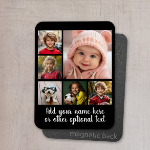 Magnet Flexible Créer un collage photo personnalisé avec 6 photos