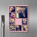 Magnet Flexible Créer un collage photo personnalisé avec 8 photos<br><div class="desc">Pink - Utilisez votre photo ou vos photos préférées pour faire un souvenir amusant à partager avec des amis.</div>