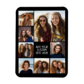 Magnet Flexible Créer un collage photo personnalisé avec 8 photos (Vertical)