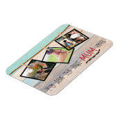 Magnet Flexible Créer un collage photo pour votre maman (Côté Gauche)