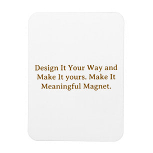 Magnet Flexible Créez votre personnalisation 3" x 4"