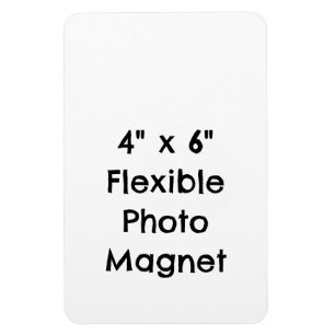 Magnet Flexible Créez votre photo flexible personnalisée 4" x 6"