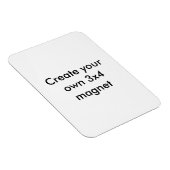 Magnet Flexible Créez votre propre aimant 3x4 pouces (Côté Droit)