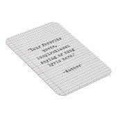 Magnet Flexible Créez votre propre aimant de devis de machine à éc (Côté Droit)