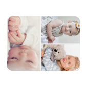 Magnet Flexible Créez votre propre aimant photo de famille 3 perso (Horizontal)