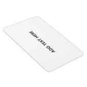 Magnet Flexible Créez votre propre blanc (Côté Droit)