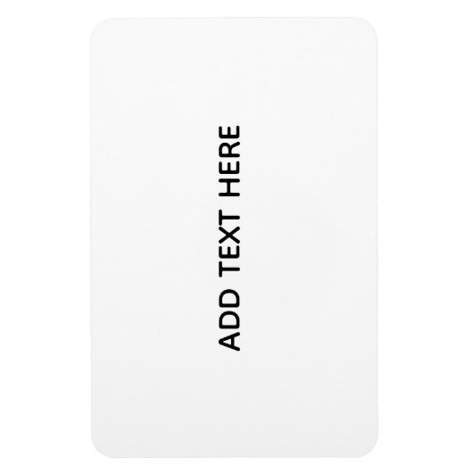 Magnet Flexible Créez votre propre blanc (Vertical)
