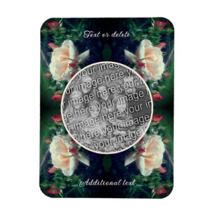 Magnet Flexible Créez votre propre cadre de photo Rose et bourgeon