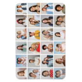 Magnet Flexible Créez votre propre collage photo 24 editable coule (Vertical)