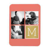 Magnet Flexible Créez votre propre collection photo Mariage Monogr (Vertical)