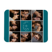 Magnet Flexible Créez votre propre collection photo Mariage Monogr (Horizontal)