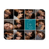 Magnet Flexible Créez votre propre collection photo Mariage Monogr (Horizontal)