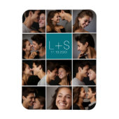Magnet Flexible Créez votre propre collection photo Mariage Monogr (Vertical)