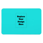 Magnet Flexible Créez votre propre cyan (Horizontal)