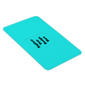 Magnet Flexible Créez votre propre cyan (Côté Droit)