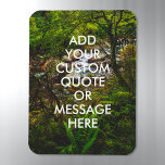 Magnet Flexible Créez votre propre devis<br><div class="desc">Créez votre propre aimant de devis personnalisé. Personnalisez cet aimant avec la typographie minimaliste moderne et le paysage naturel.</div>