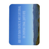 Magnet Flexible Créez votre propre devis inspirant Photo Mountain (Vertical)