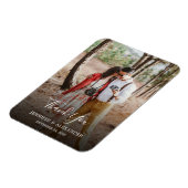 Magnet Flexible Créez votre propre Mariage de Merci photo (Côté Gauche)