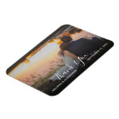 Magnet Flexible Créez votre propre mariage merci photo (Côté Gauche)