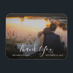 Magnet Flexible Créez votre propre photo de Mariage Merci<br><div class="desc">Créez votre propre aimant Mariage de Merci photo. Envoyez cette Carte de remerciements très personnelle à tous vos invités mariages. Ajoutez votre propre photo et texte,  vos noms et votre date.</div>