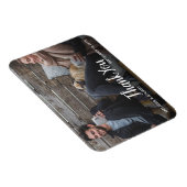 Magnet Flexible Créez votre propre photo de Mariage Merci (Côté Droit)