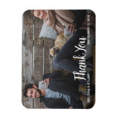Magnet Flexible Créez votre propre photo de Mariage Merci (Vertical)
