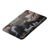 Magnet Flexible Créez votre propre photo de Mariage Merci (Côté Gauche)